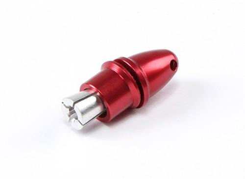 Aluminum Propeller Adapter (Collet Type) 3.17mm Red [017000386-0]